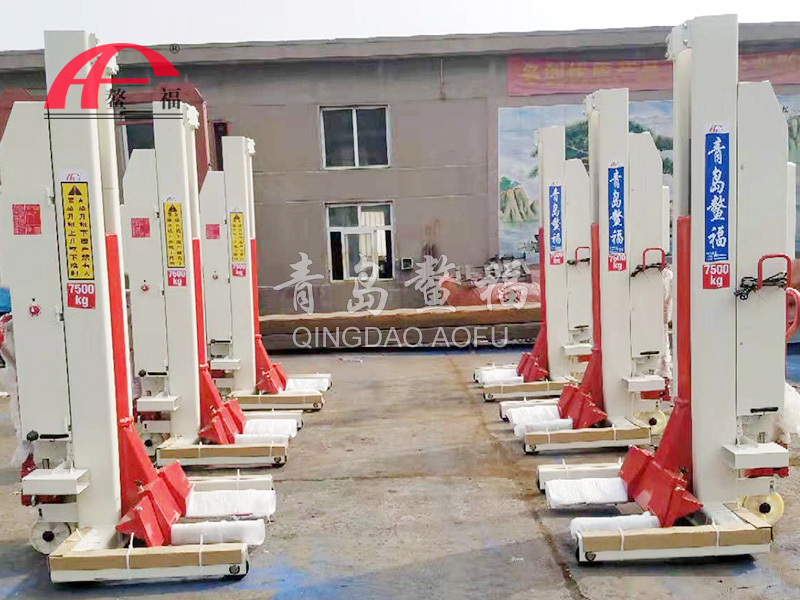 45噸六柱液壓抱胎舉升機案例