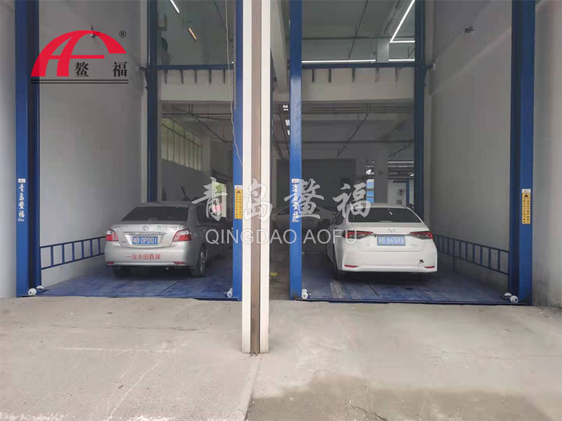山西臨汾汽修廠汽車升降平臺(tái)案例