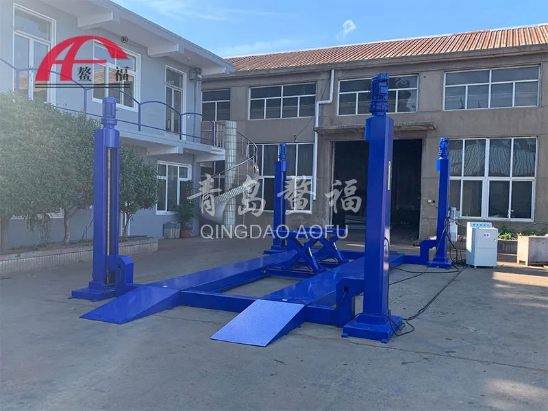 橫梁舉升機+跑道+二次舉升